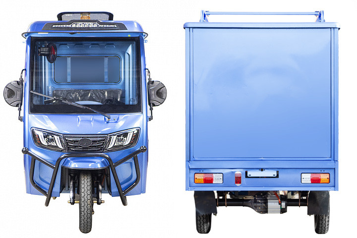 Грузовой электрический трицикл Rutrike КАРГО Кабина Дуал в Саратове