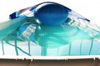 Тент для прямоугольного бассейна Intex/Bestway с надувной подушкой "Фиеста" в Саратове