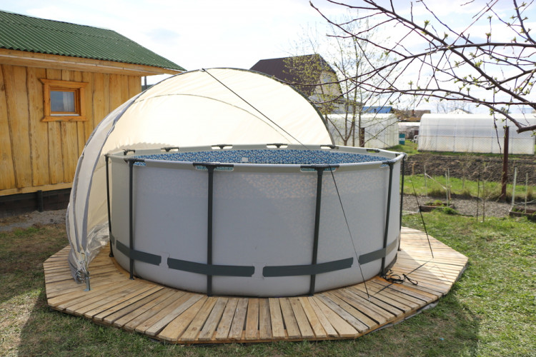 Купол-тент для бассейнов "Фиеста" КОМБИ в Саратове