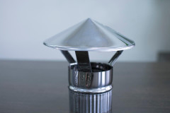 Зонт-дымник на трубу d-80 мм.(нерж) Зонт-дымник на трубу d-80 мм.(нерж)