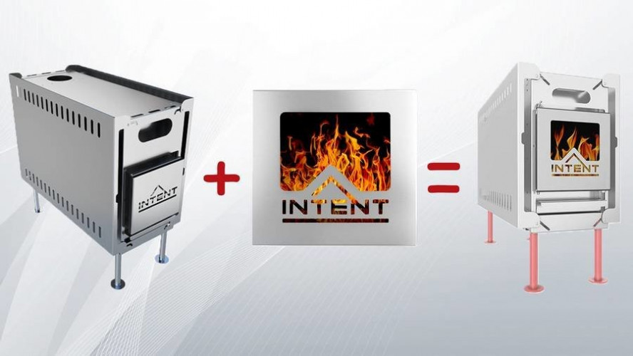 Стеклянная дверца для печи Intent в Саратове