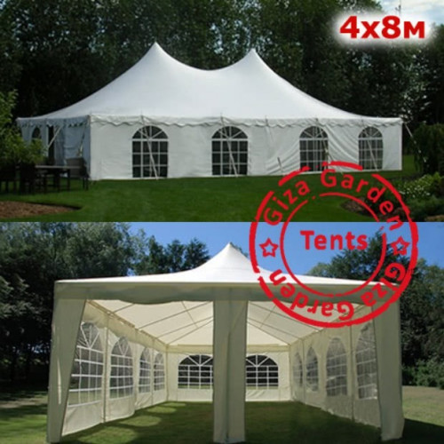 Шатер Пагода Giza Garden 4 х 8 м белый в Саратове