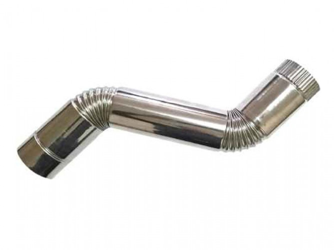 Сегмент трубы S-образный d-65 мм.(нерж.)Инвент в Саратове