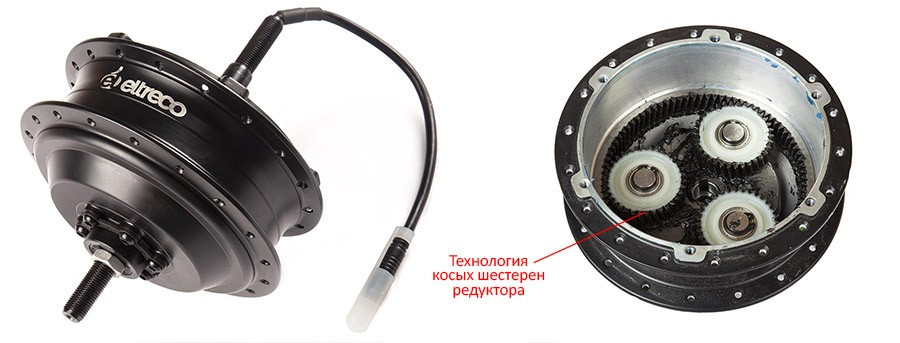 Мотор-колесо Eltreco 36V 500W LCD 27,5" АКБ  36V 10А/ч 1 в Саратове