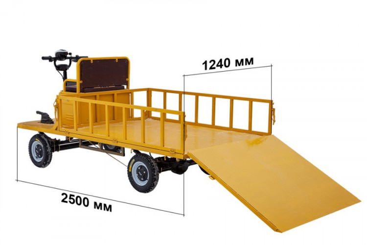 Грузовая электрическая тележка RuTrike ПЕРОН ТРАП в Саратове