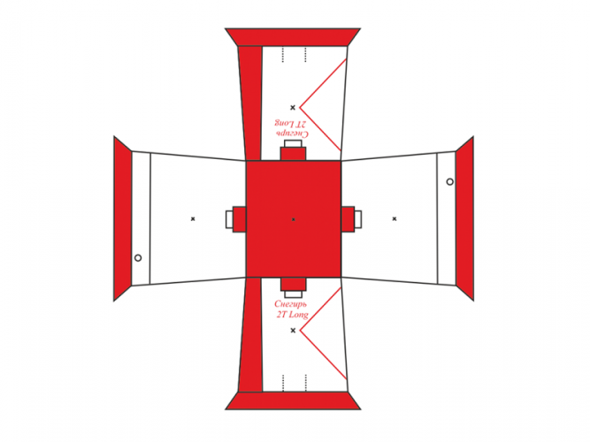 Зимняя палатка для рыбалки Куб Снегирь 2T Long Компакт в Саратове