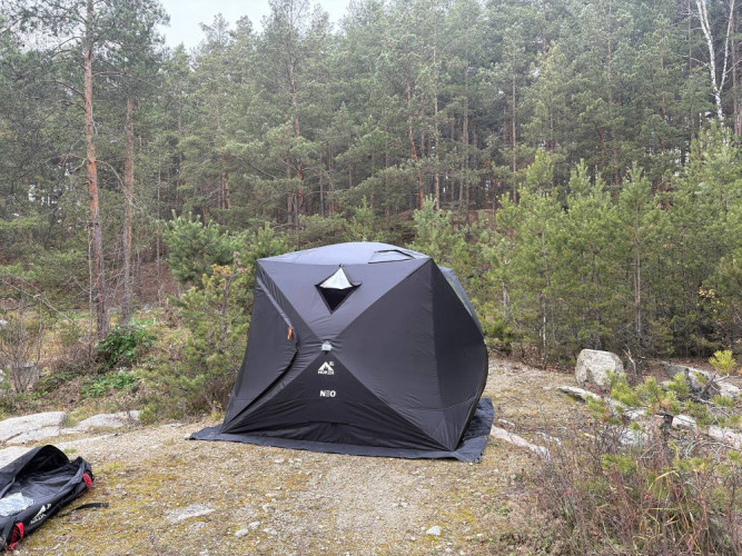 Мобильная баня-палатка МОРЖ КУБ XL NEO в Саратове