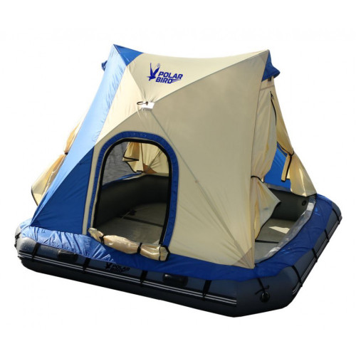 Надувной плот-палатка Polar bird Raft 260+слани стеклокомпозит в Саратове
