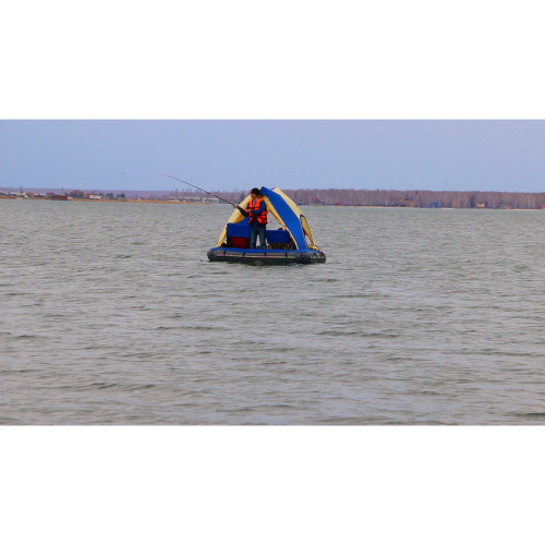 Надувной плот-палатка Polar bird Raft 260+слани стеклокомпозит в Саратове