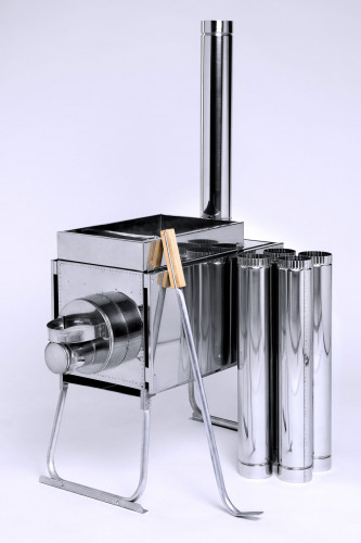 Печь Инвент Экономка средняя со стац. экранами в сумке в Саратове