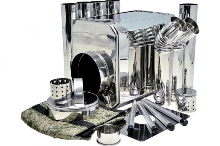 Печь пошехонка Турист 30 л с 3D экранами сталь 0,6мм в Саратове