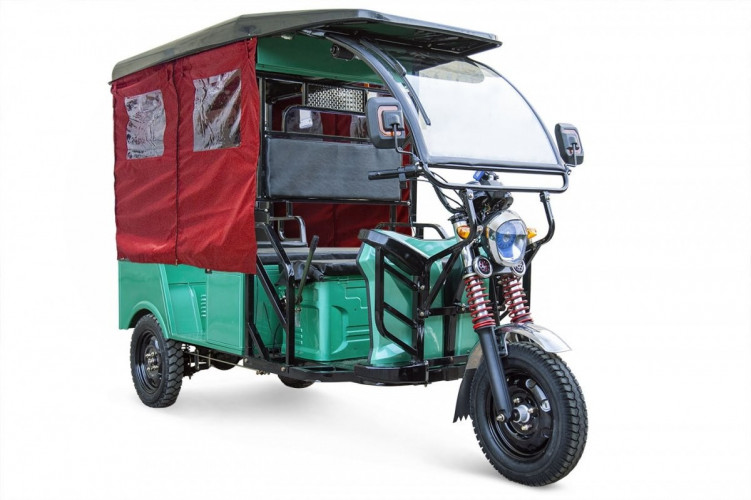 Пассажирский электрический трицикл Rutrike Рикша в Саратове