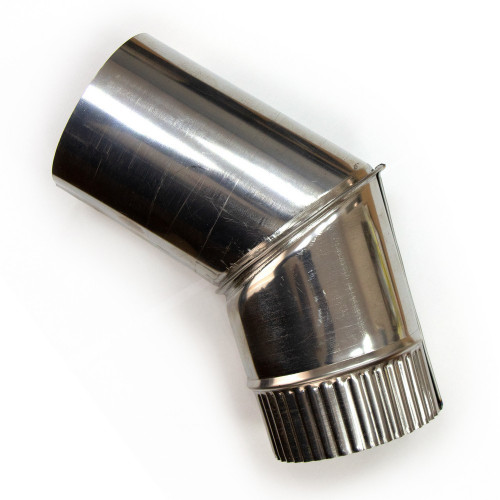 Колено дымохода d90, угол 45° в Саратове