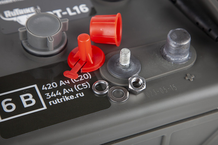 Тяговый аккумулятор RuTrike WET DTL16 (L16H-AC) 6V275A/H C3 в Саратове