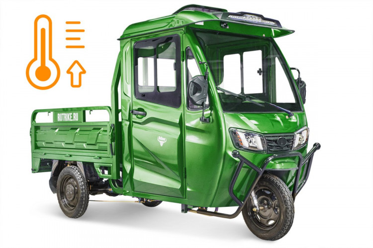 Электротрицикл Rutrike КАРГО Кабина обогрев 1500 грузовой в Саратове