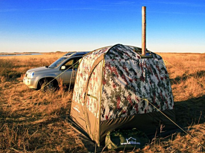 Мобильная баня ТЕРМА-10 с 1 окном (походная) в Саратове