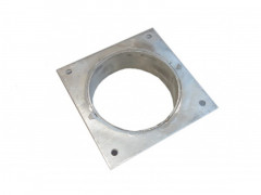 Накладка для приточки Сибтермо под гофрорукав 80 мм