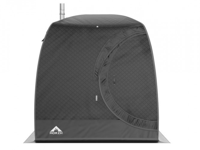 Мобильная баня-палатка МОРЖ LUX черный в Саратове